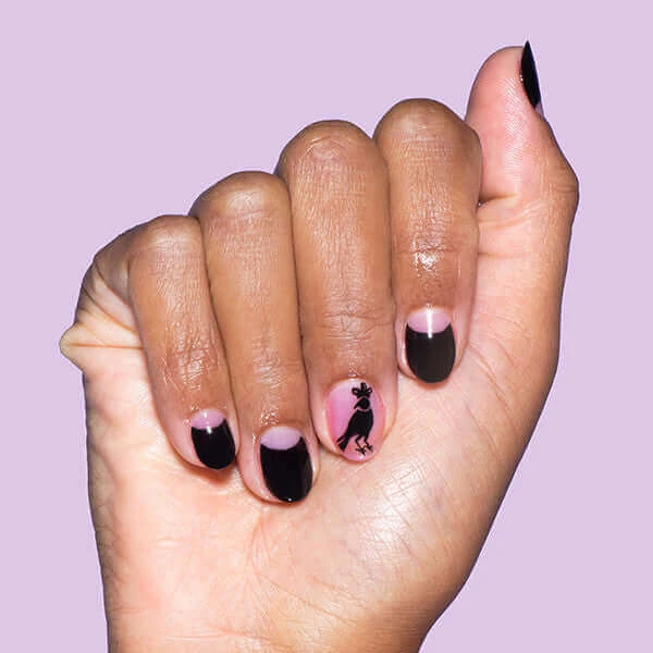 Union Jack Black Patent Shine 10X Nail Lacquer - Image 4